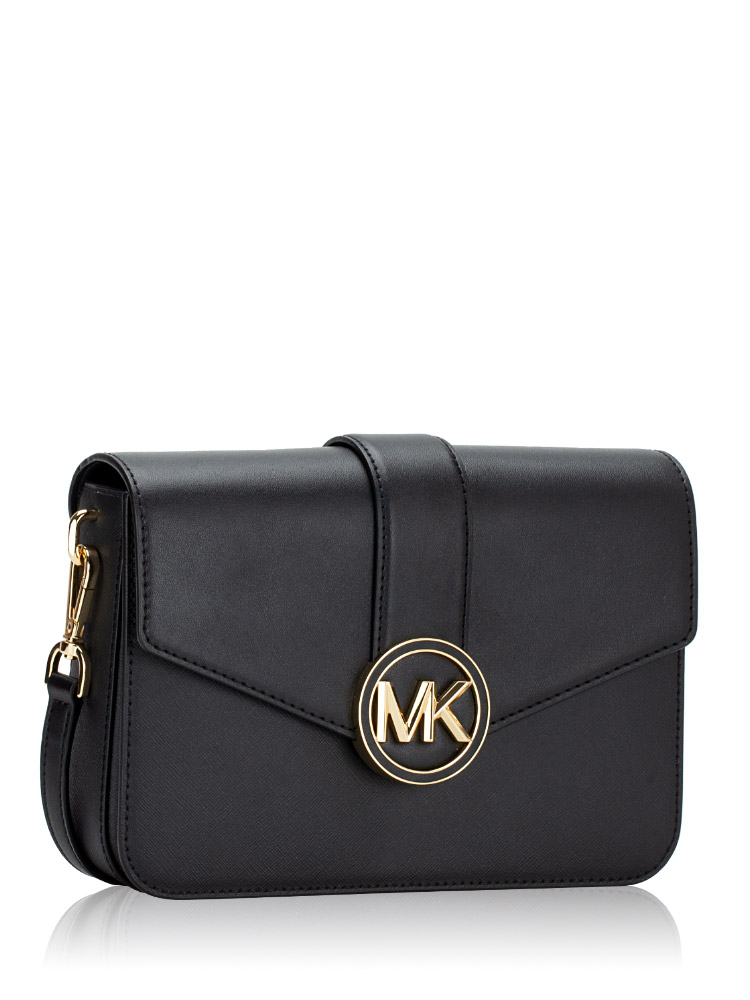 Michael Kors Carmen Medium Convertible Shoulder Bag Black