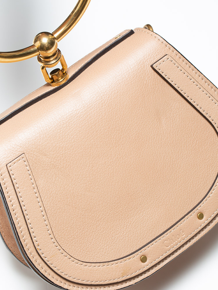 Chloe nile minaudiere best sale biscotti beige
