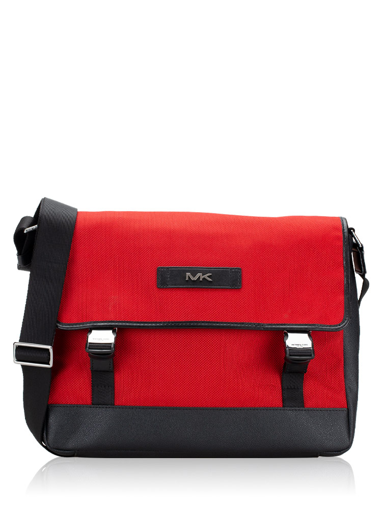 Michael Kors Men Kent Large Messenger Crimson
