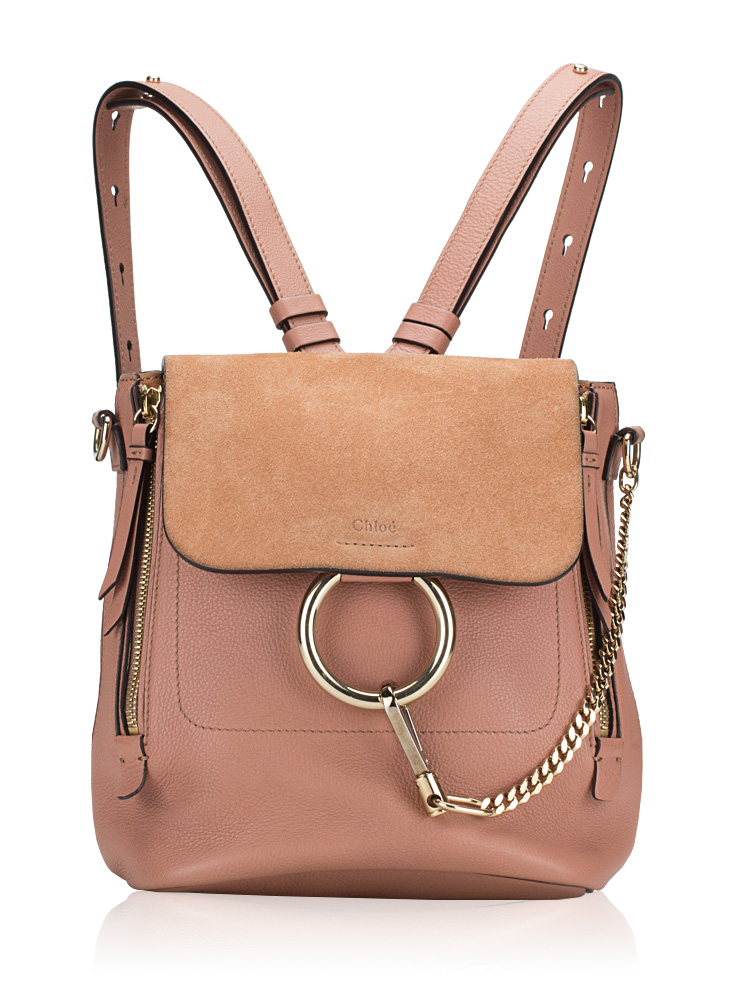 Chloe faye on sale small leather backpack