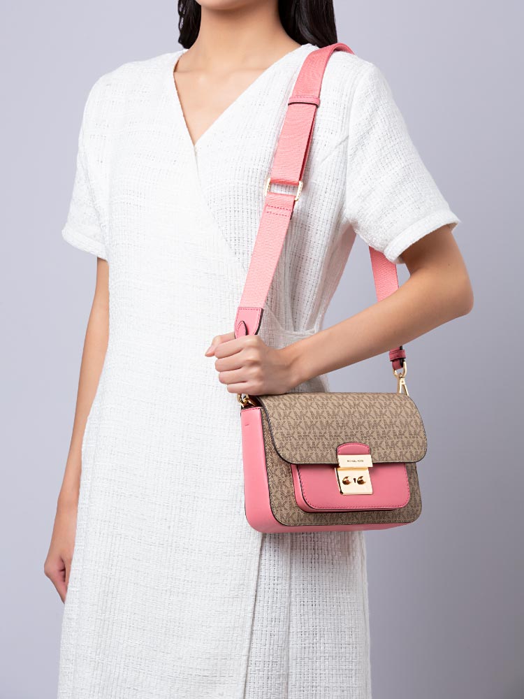 Michael kors sloan editor soft pink on sale