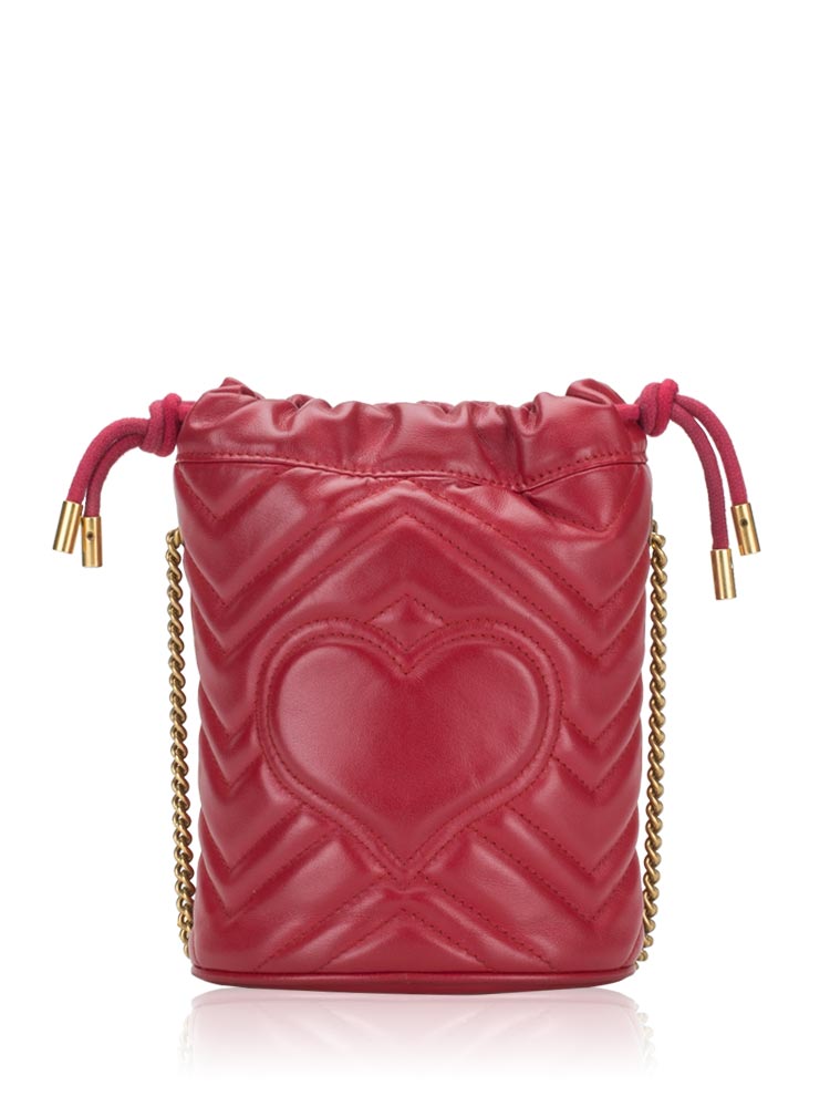 Gucci marmont hotsell bucket bag mini