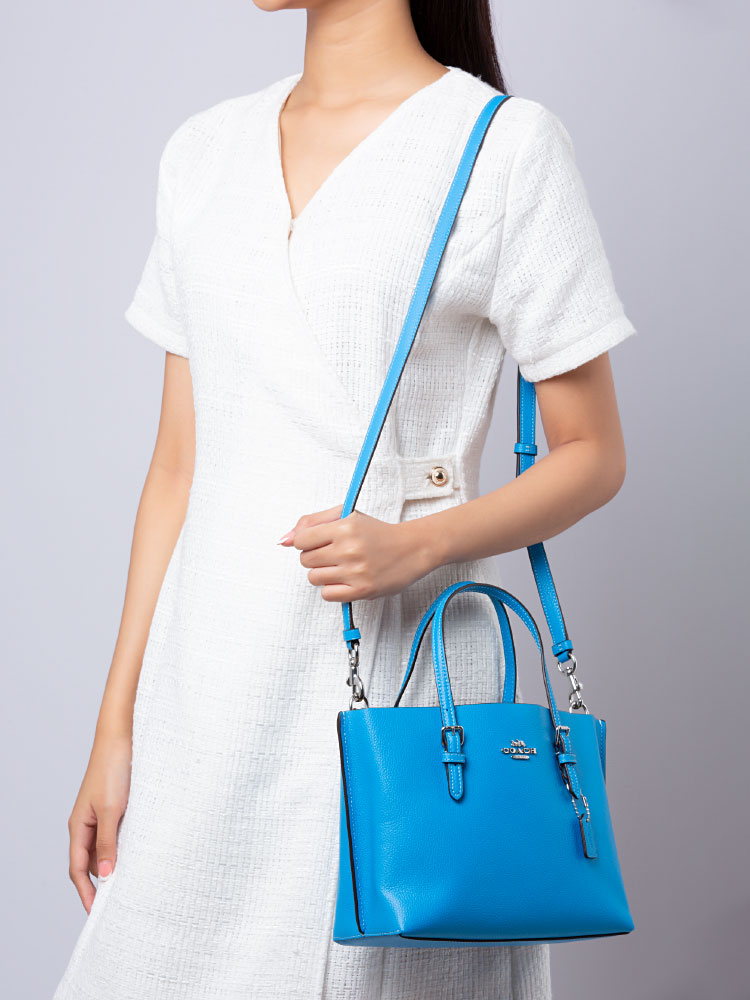 Coach mollie new arrivals tote blue