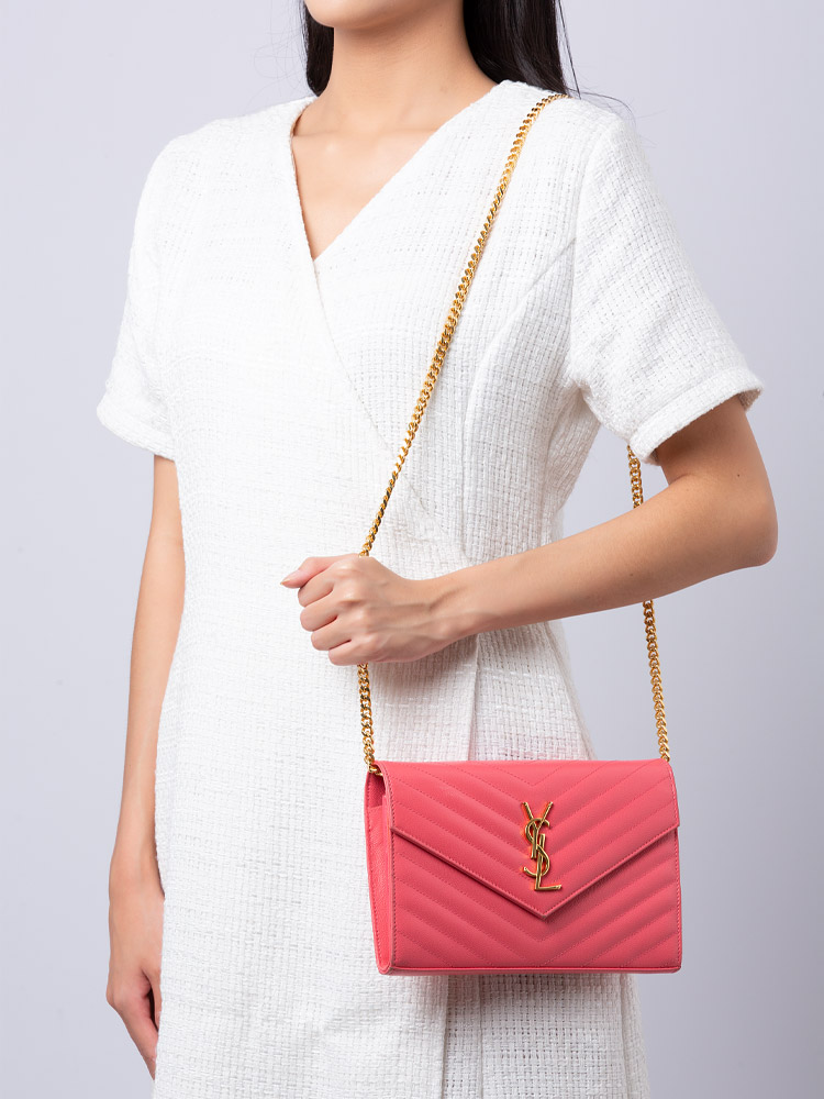 Ysl wallet online with strap