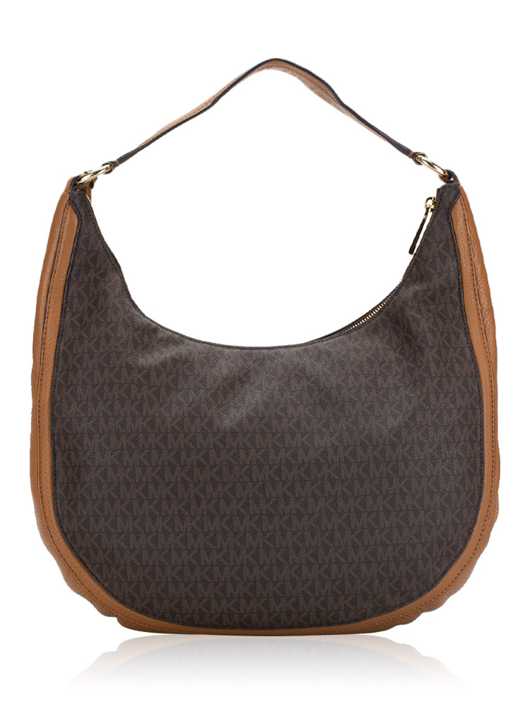 Michael Kors Signature Lydia Large Hobo Brown