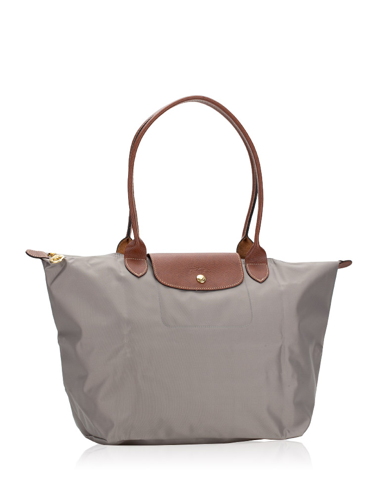 Longchamp grey outlet tote bag