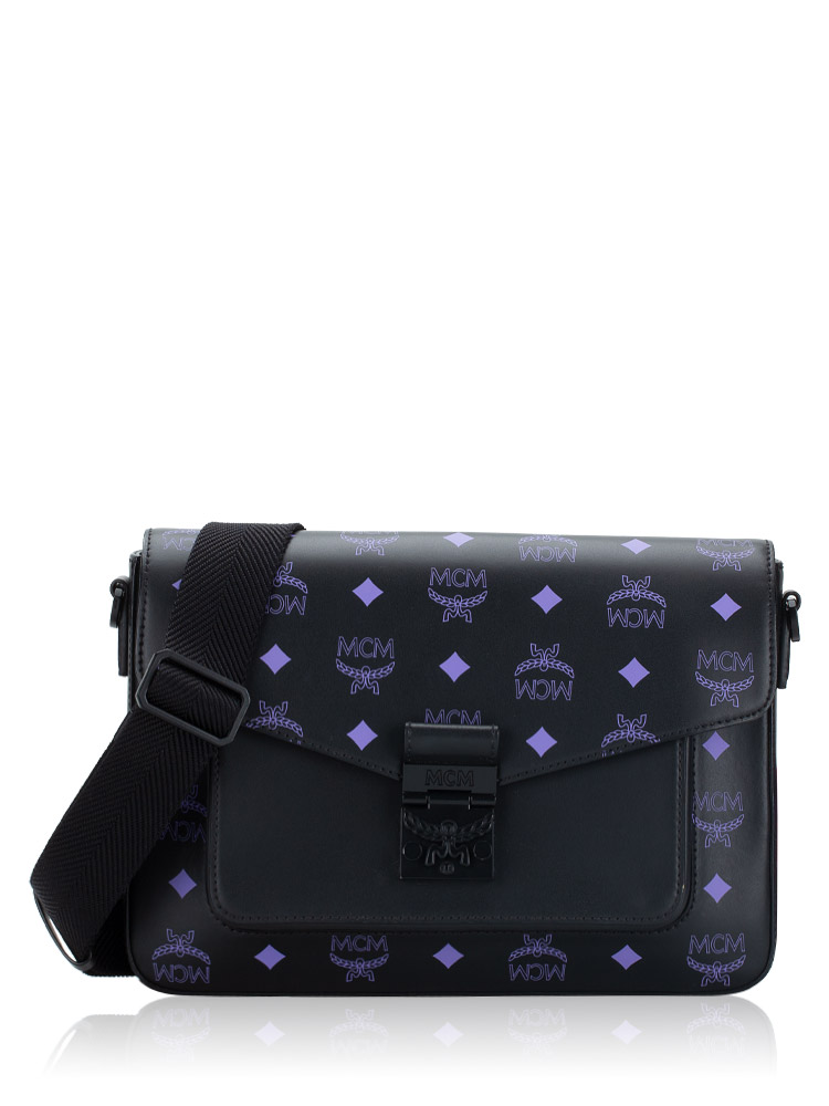 Mcm millie medium hotsell top zip black