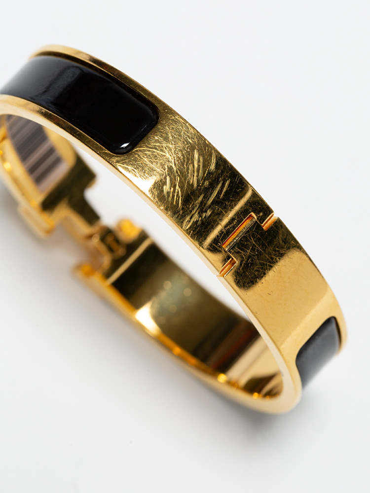 Hermes h new arrivals clic clac bracelet