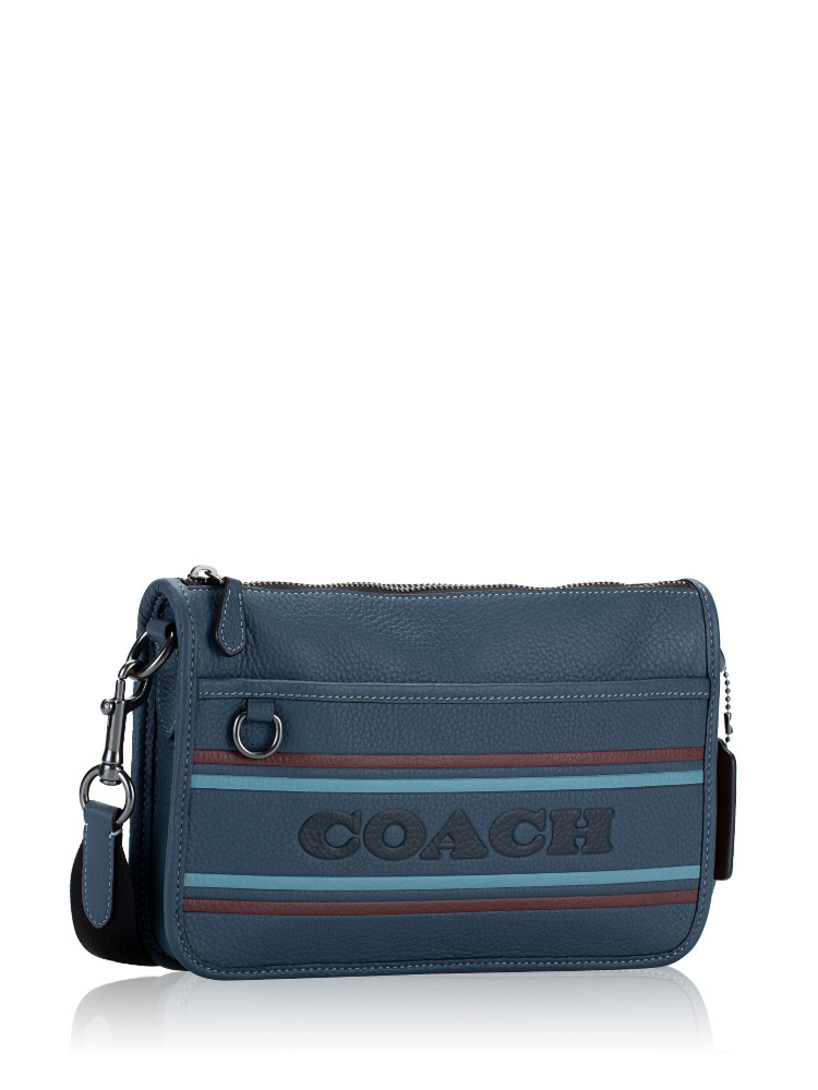 Coach heritage hotsell stripe hip bag