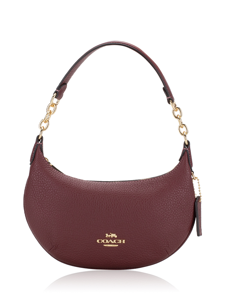 Coach CN011 Payton Leather Mini Shoulder Wine