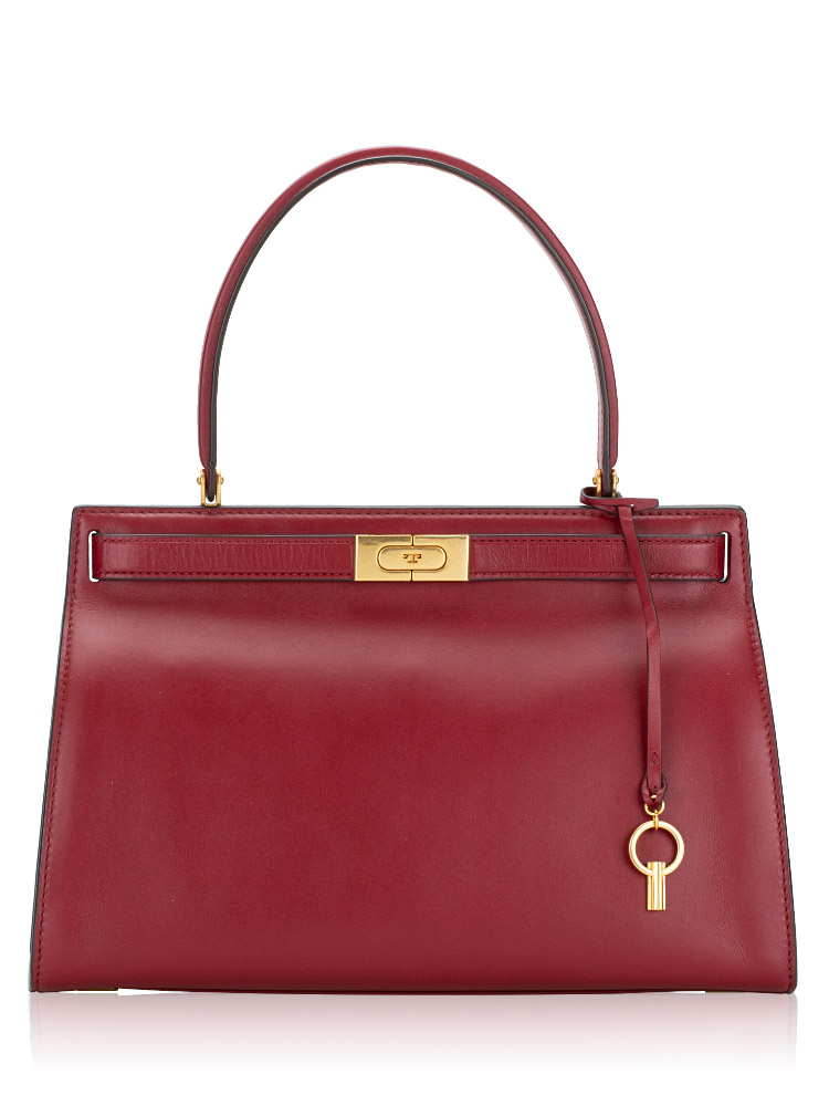 Tory burch red best sale satchel