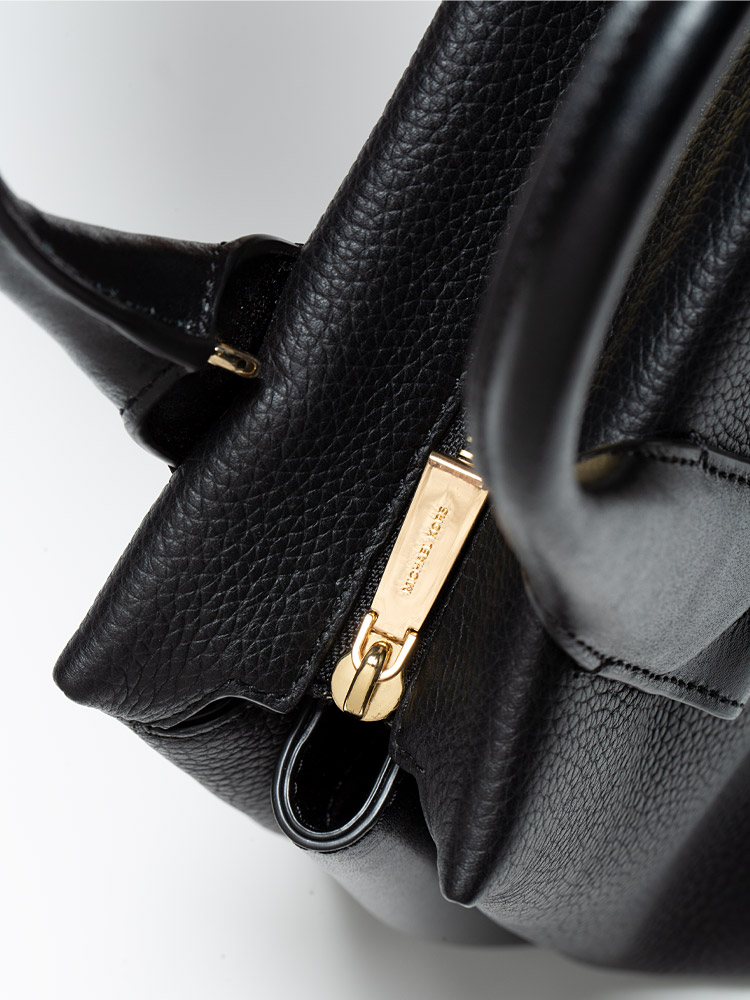 Michael kors rollins sm satchel bag black best sale