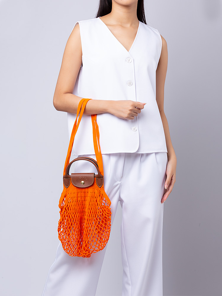 Longchamp pliage hotsell orange