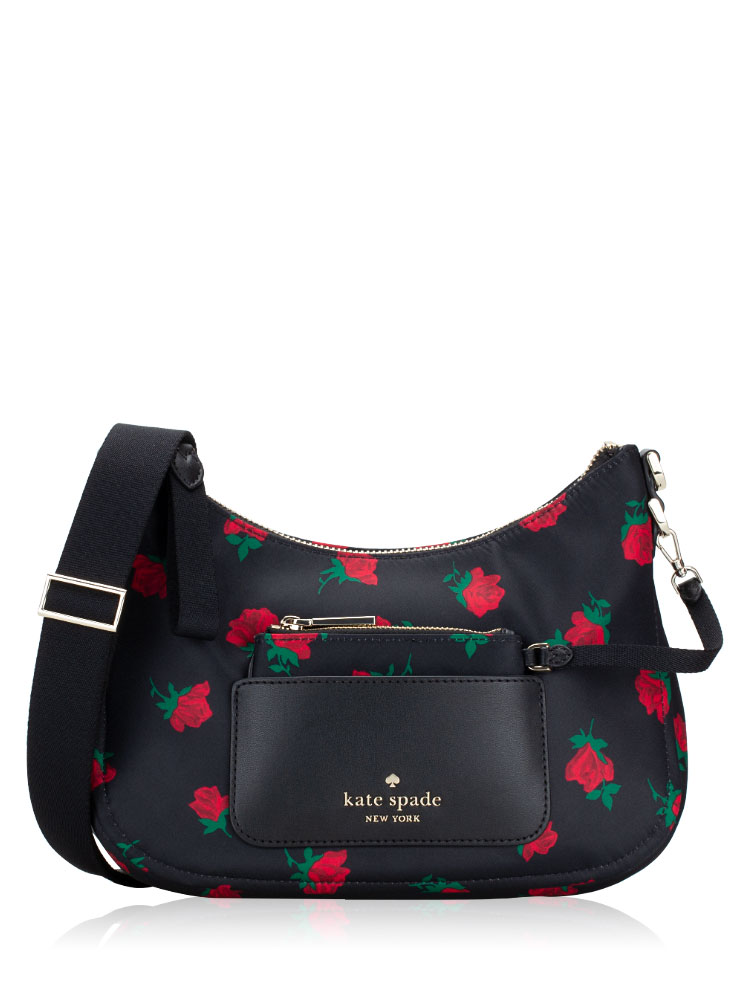 Kate spade black rose bag shop