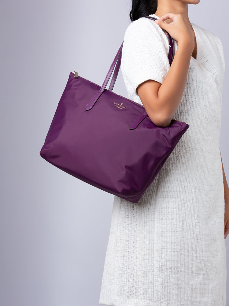 Kate spade online purple tote