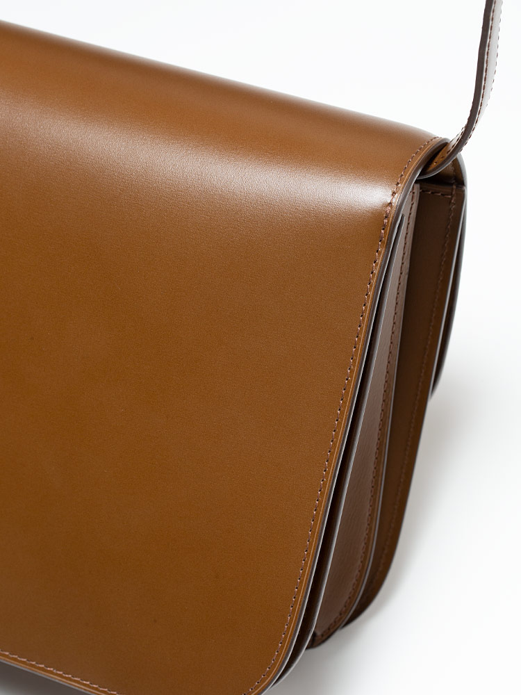 Celine Box Calfskin Classic Box Medium Flap Bag Camel