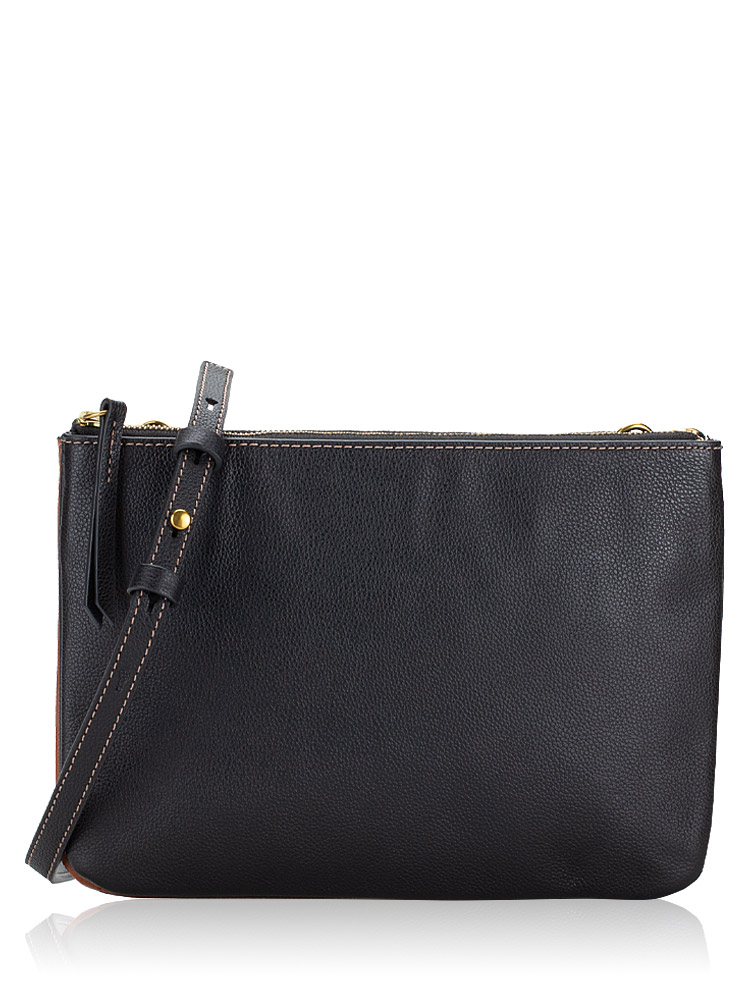 Fossil devon outlet crossbody black