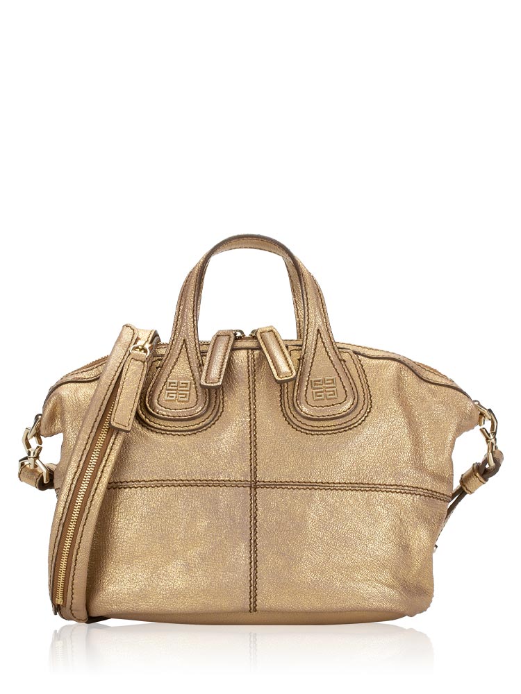 Givenchy Sugar Goatskin Micro Nightingale Gold
