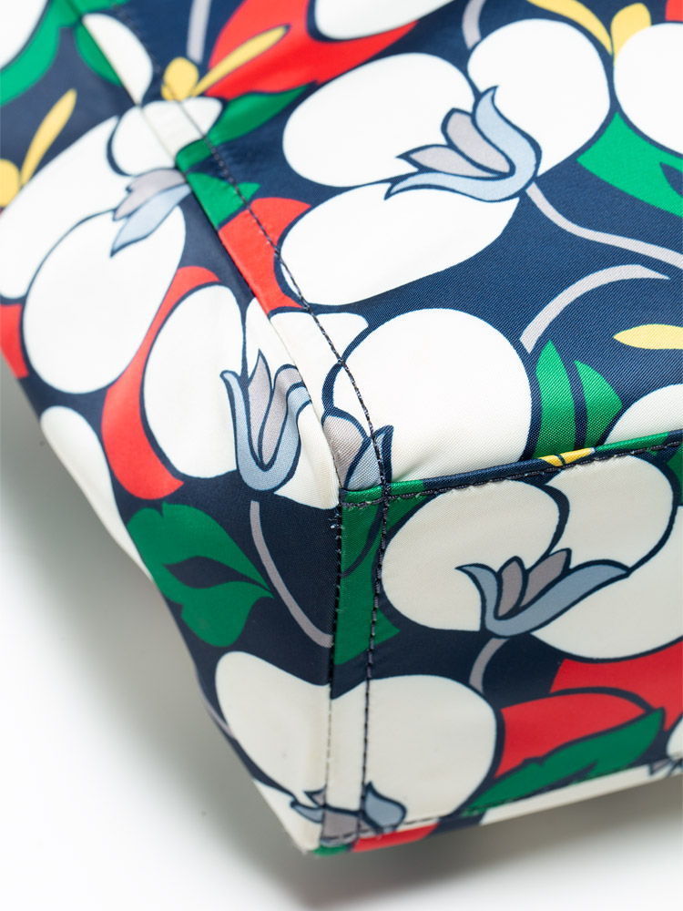 Kate Spade Dawn Breezy Floral Medium Satchel Blazer Blue Multi