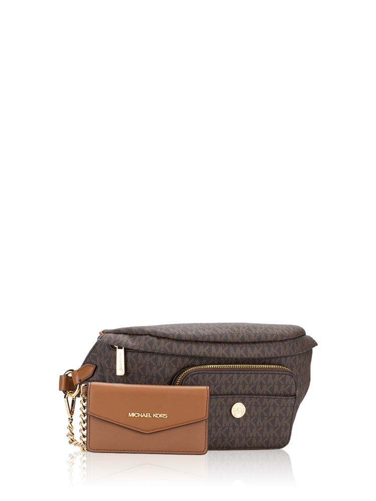 Michael Kors Signature Maisie Large 2 in 1 Waistpack Brown