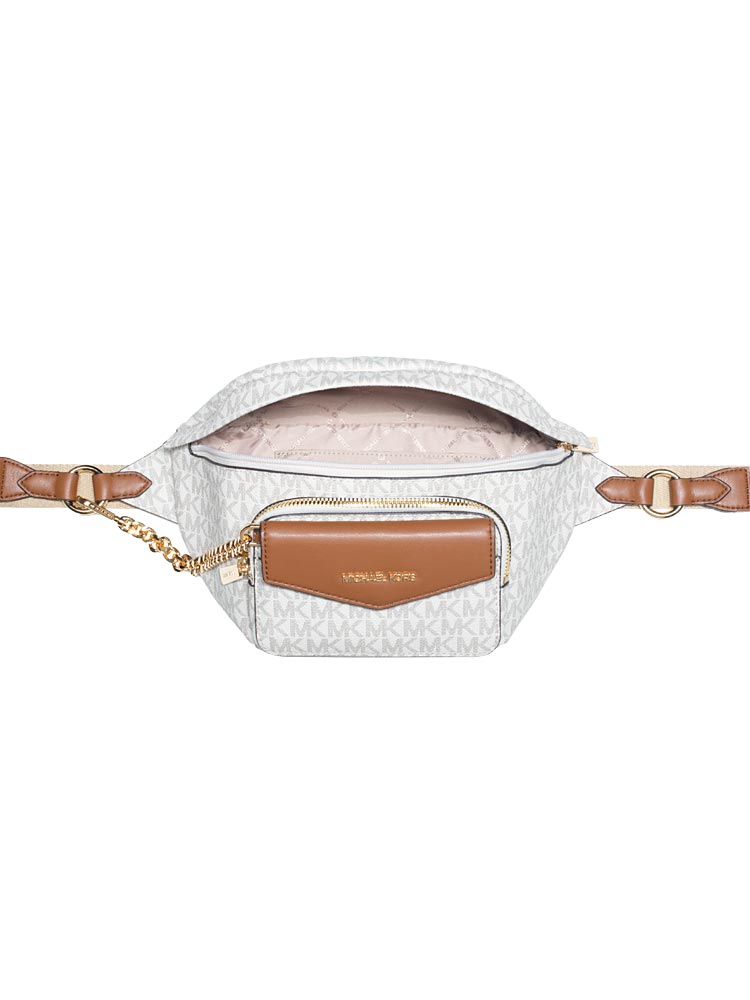 Michael Kors Signature Maisie Large 2 in 1 Waistpack Vanilla