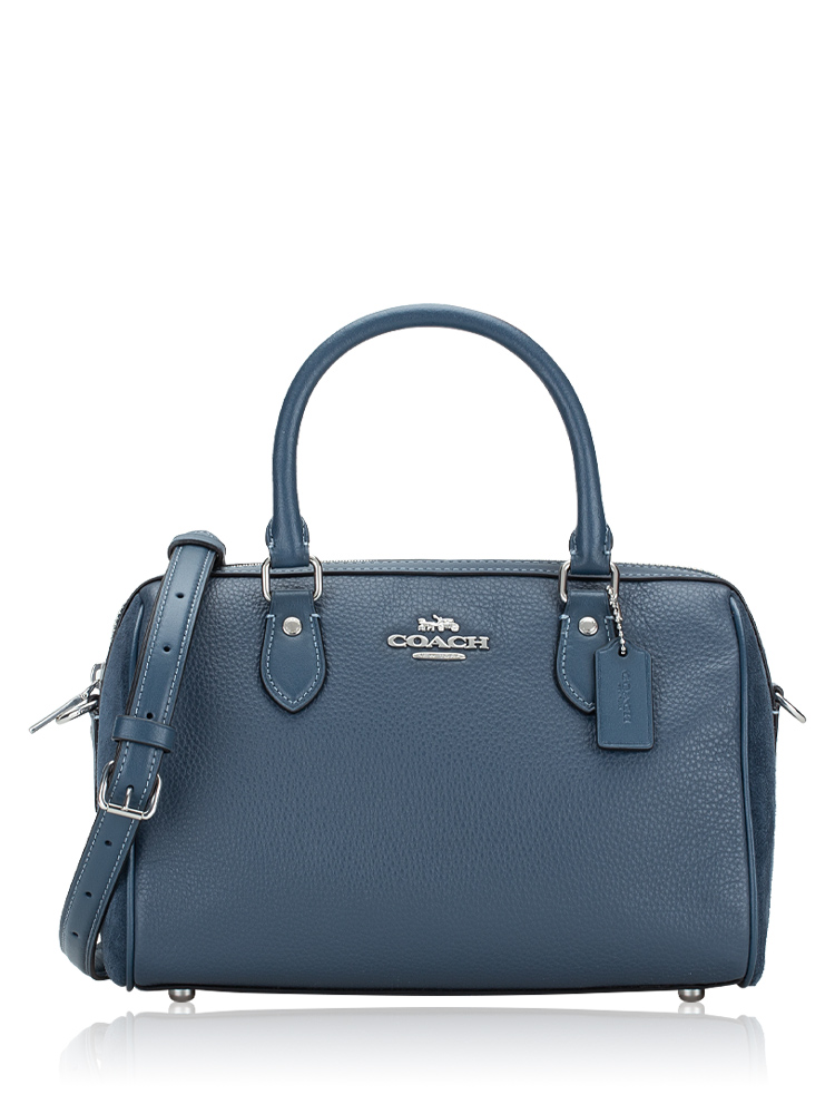 Coach leather satchel bag online