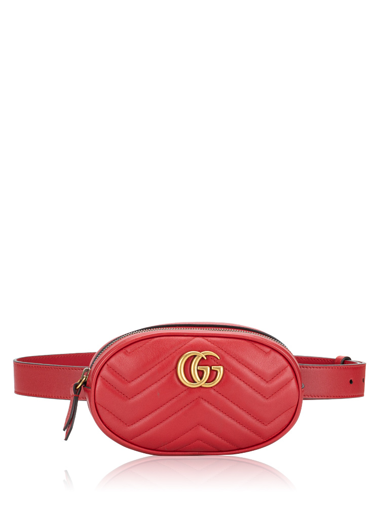 Gucci marmont top matelasse belt bag
