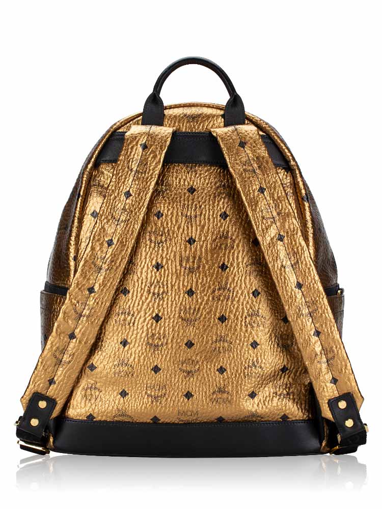 Gold hotsell mcm bag