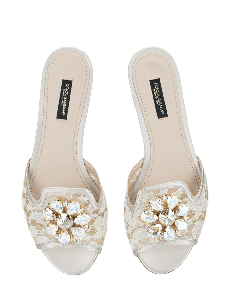 Dolce and gabbana bianca hotsell sandals