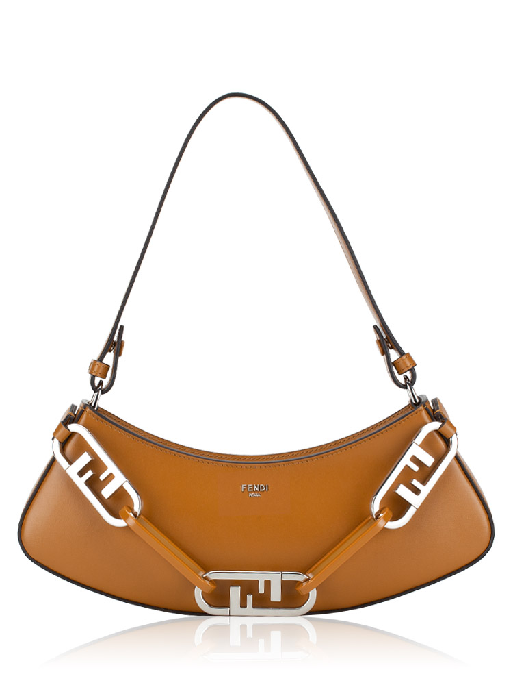 Fendi logo shoulder discount bag