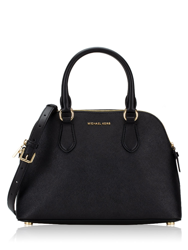 Michael kors crossbody black and gold store