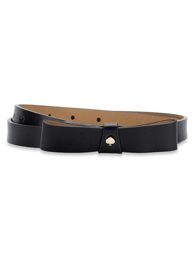 Kate spade discount leather bow belt