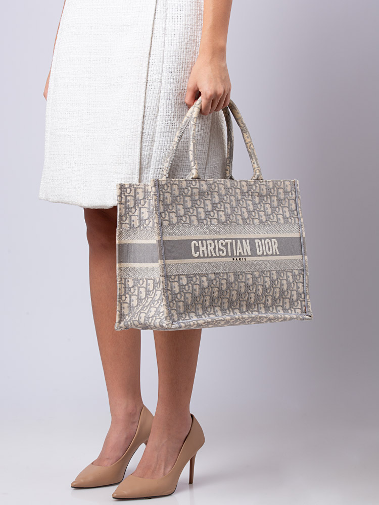 Christian dior discount oblique book tote