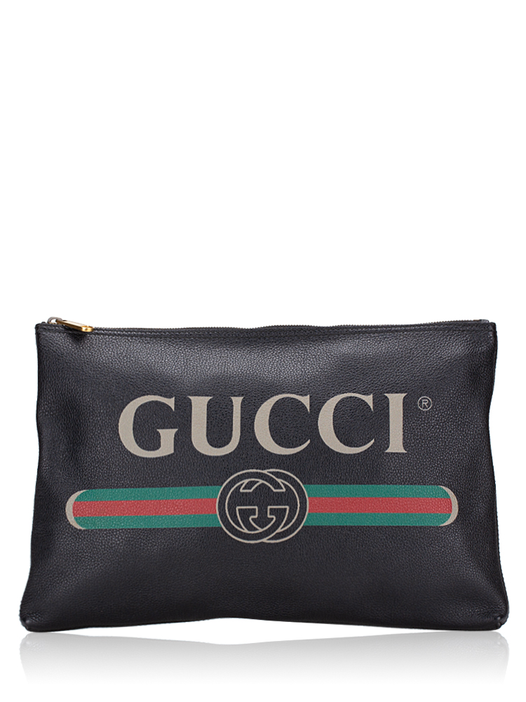 Gucci on sale logo pouch