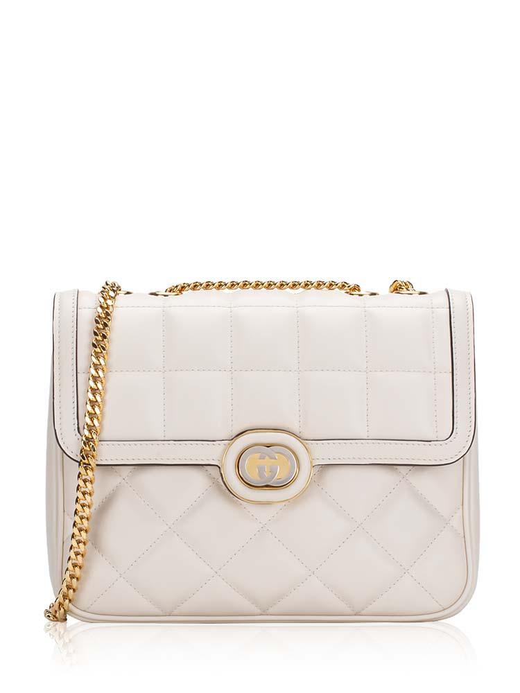 Quilted leather small shoulder bag online gucci