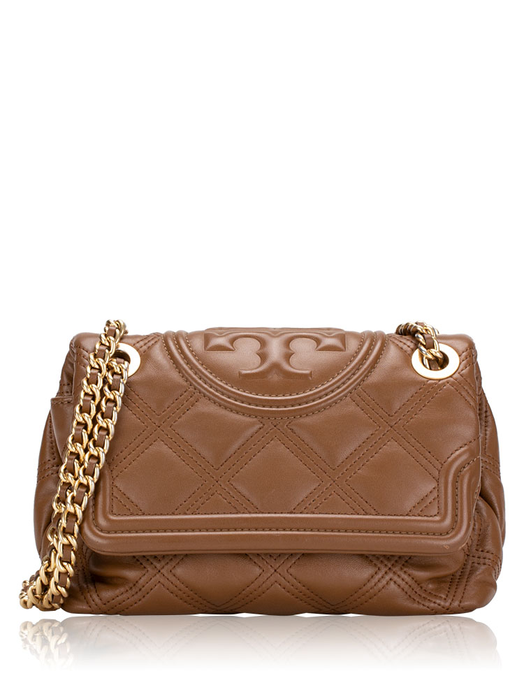 Tory burch hot sale fleming leather