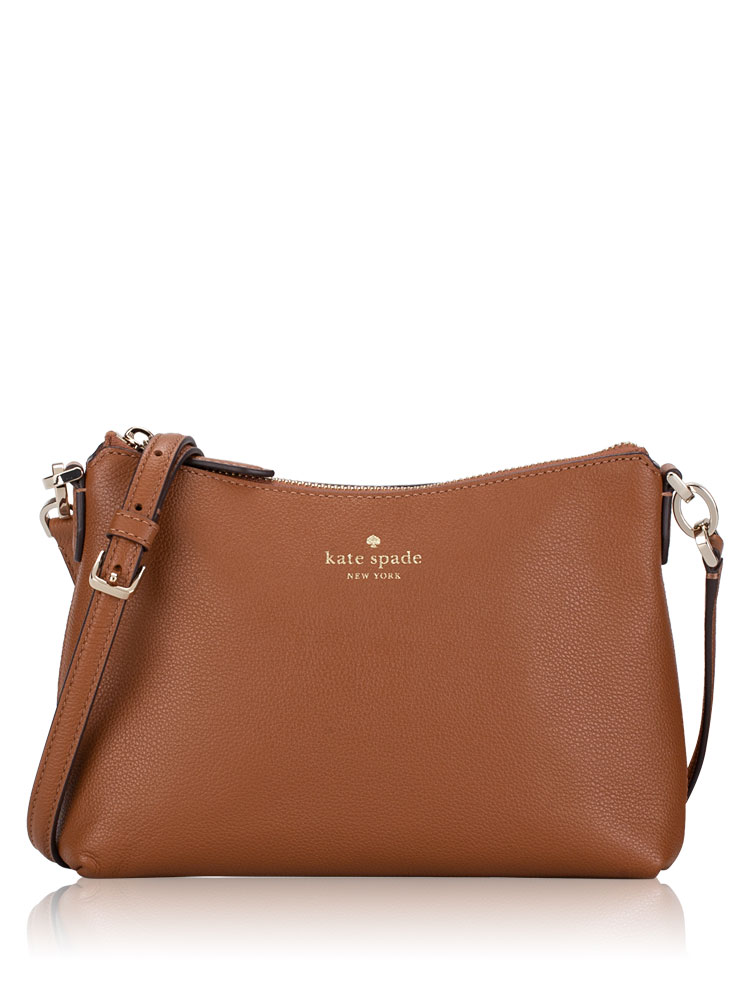 Kate Spade Bailey Leather Crossbody Warm Ginger
