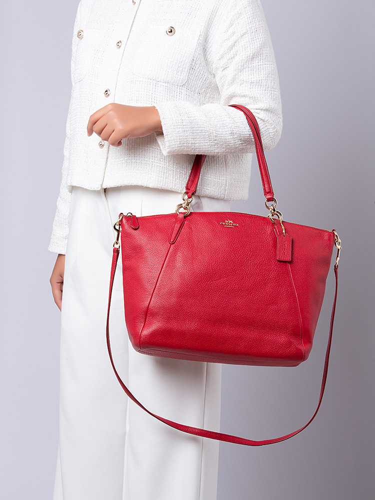 Coach small kelsey on sale red