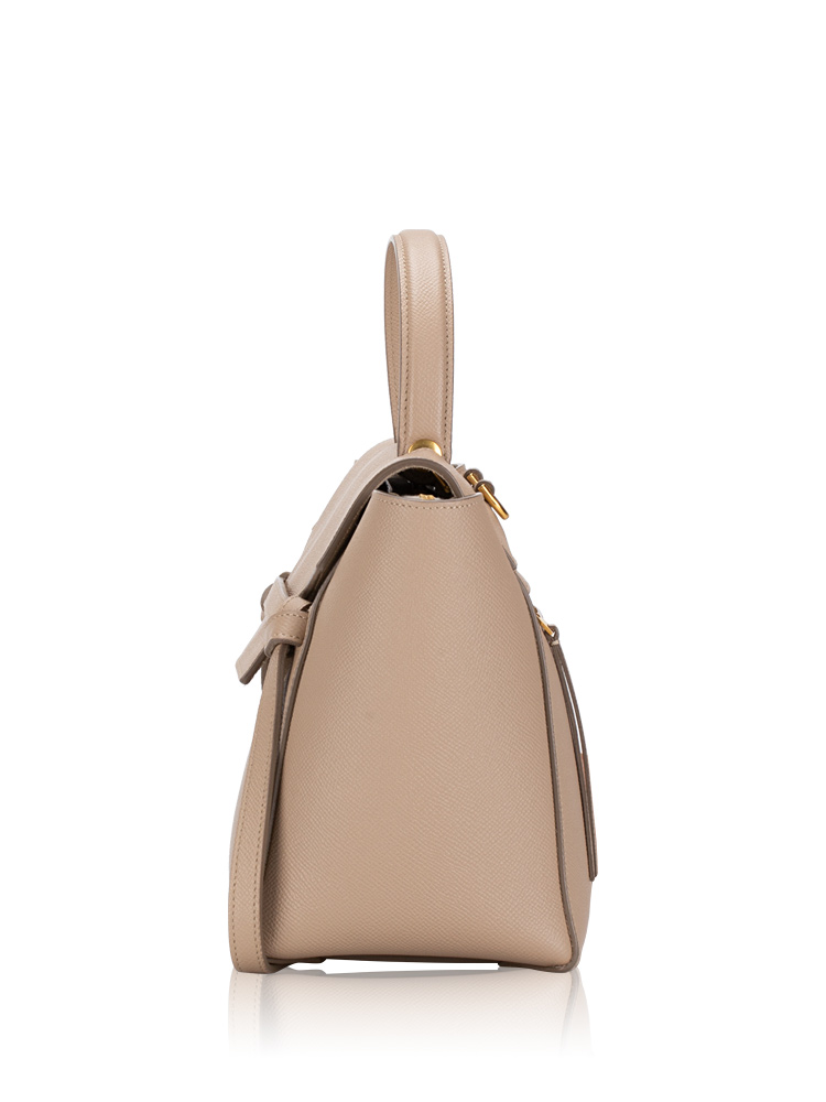 Celine Grained Calfskin Micro Belt Bag Light Taupe