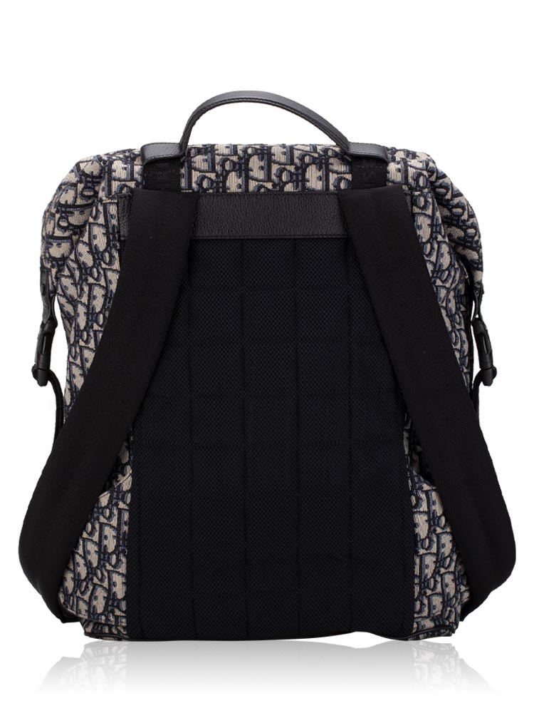 Christian Dior Oblique Safari Backpack Black