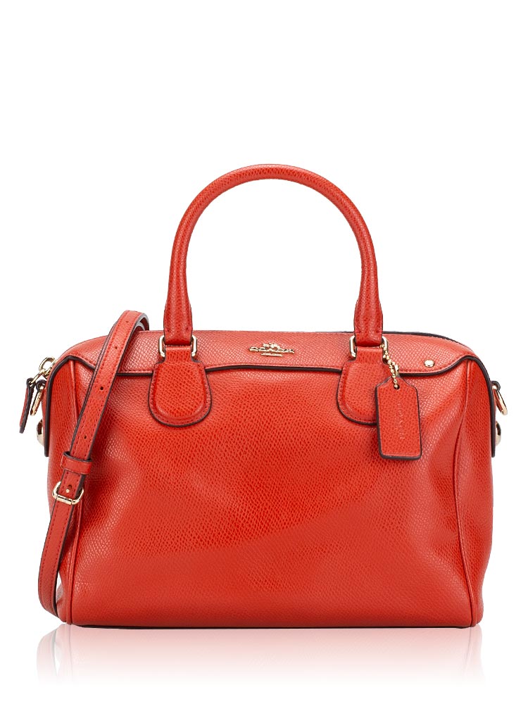 Coach crossgrain mini bennett on sale satchel