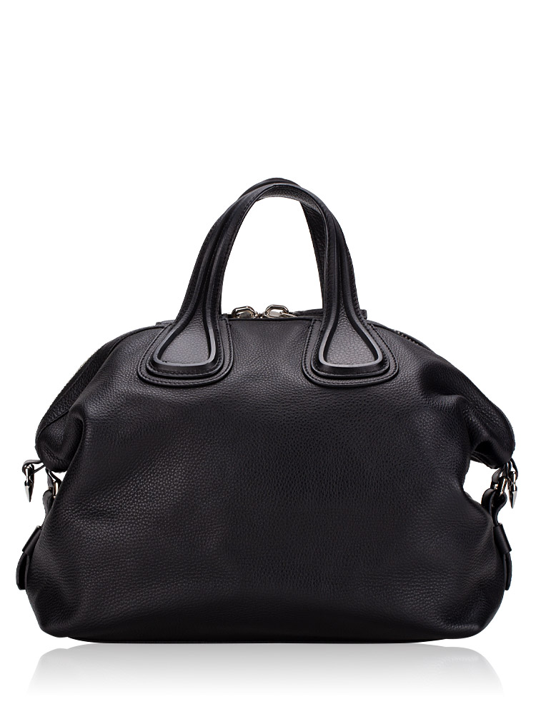 Givenchy Waxy Grained Calfskin Medium Nightingale Black