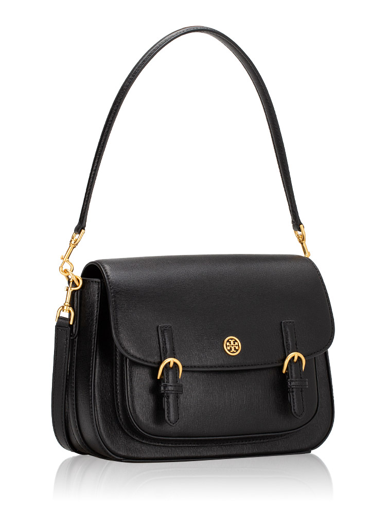 Tory Burch Robinson Messenger Bag Black