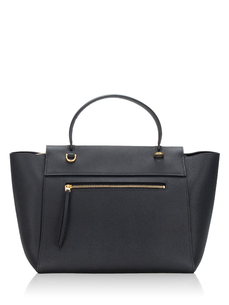 Celine Grained Calfskin Mini Belt Bag Black