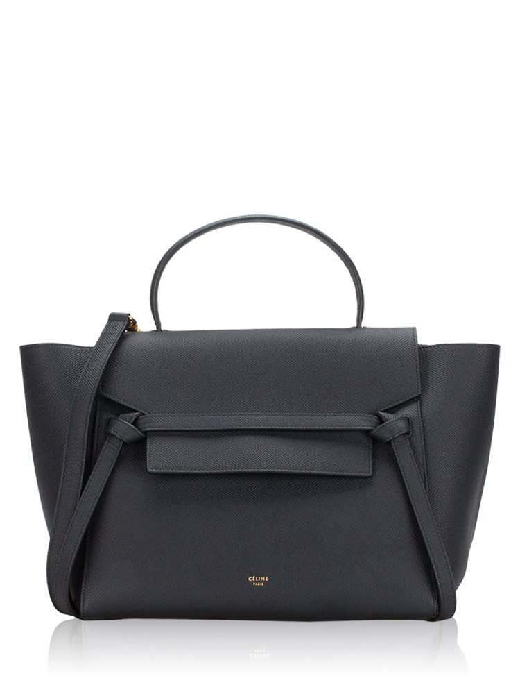 Celine Grained Calfskin Mini Belt Bag Black