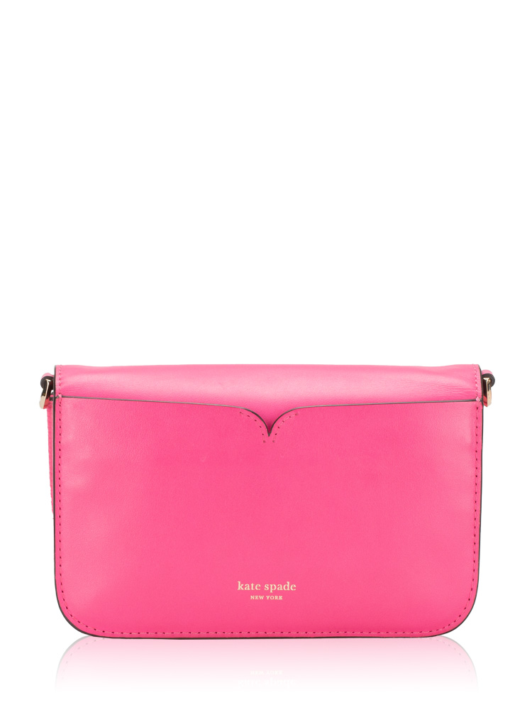 Kate Spade Nicola Twistlock Medium Convertible Crossbody Deep Hibiscus