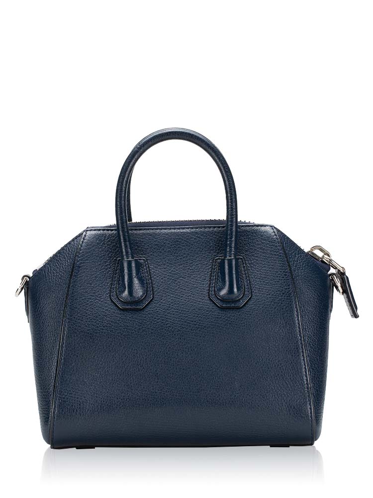 Givenchy Sugar Goatskin Mini Antigona Night Blue