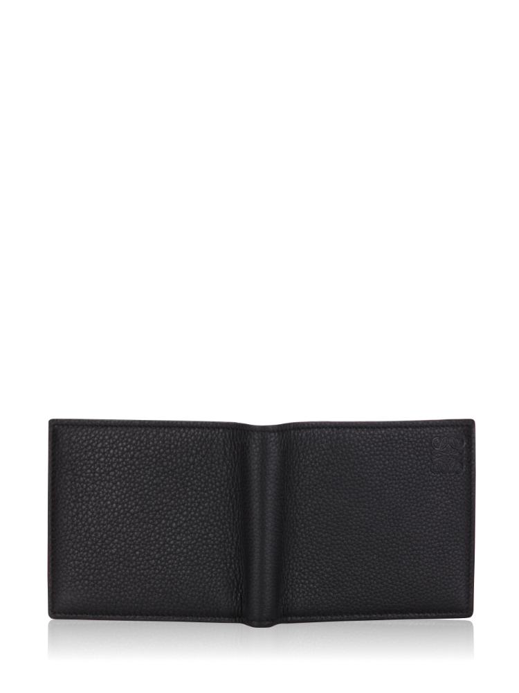 Loewe Anagram Leather Bifold Wallet Black