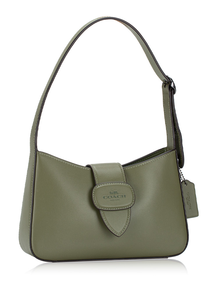 Coach /Green /Pebble Leather/Smooth buy Leather Handbag