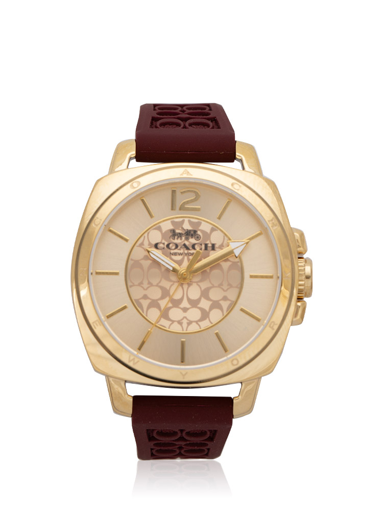 Coach signature chain watch best sale